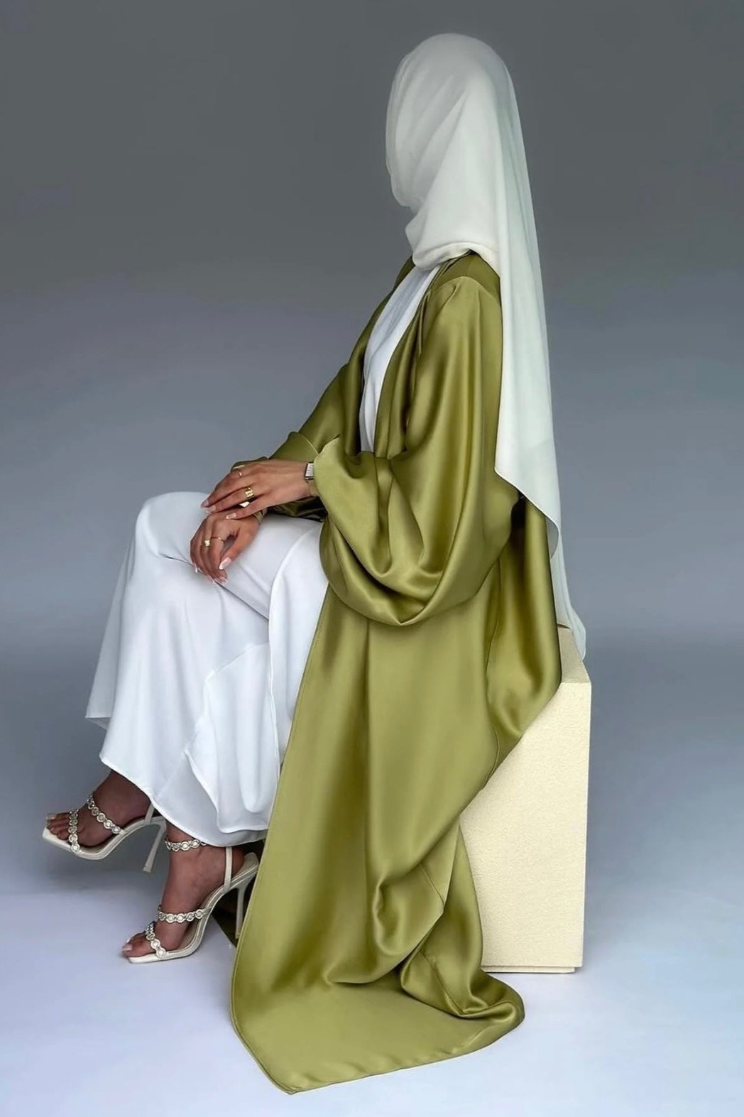 Tweedelige abaya set